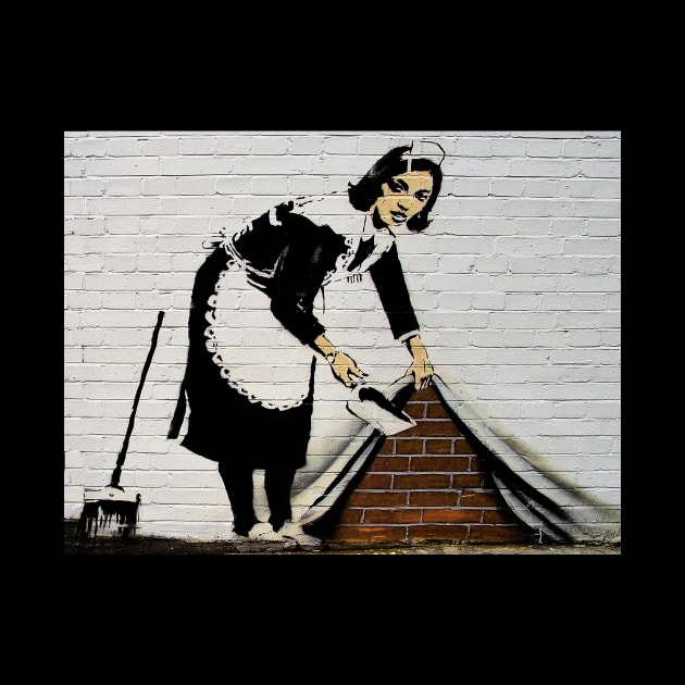 Banksy Cleaning Lady by truefriend