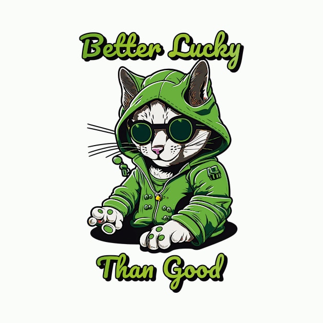 Better Lucky Than Good: Poker Cat IV by GozuDesigns