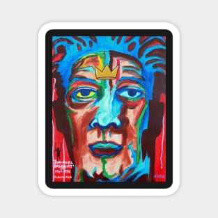 'Portrait of Jean-Michel Basquiat' Magnet