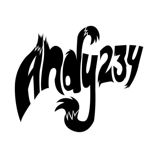 andy 234 Logo tipography (Black) by Andy 234 Official