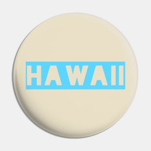 Hawaii t-shirt Pin