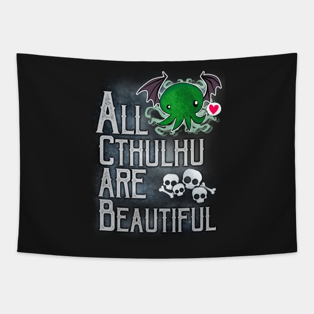 All Cthulhu are Beautiful Tapestry by sevencrow