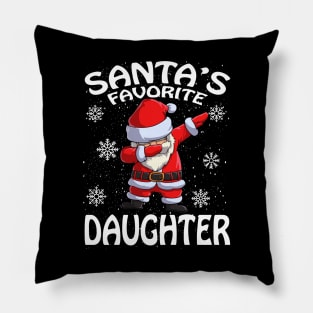 Santas Favorite Daughter Christmas Pillow