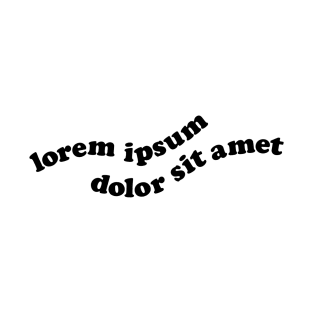 Lorem ipsum folor sit amet T-Shirt