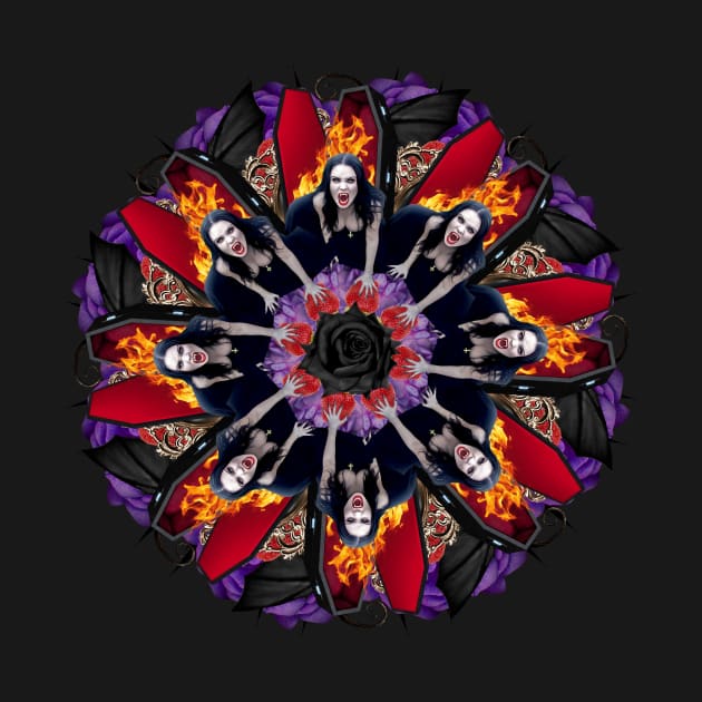 lady vampire mandala by burenkaUA