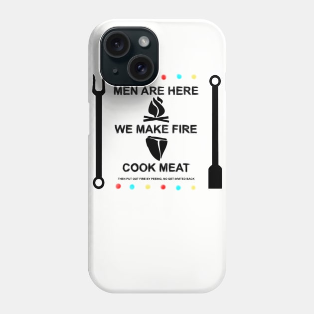 MEN ARE HERE Phone Case by Brockshu