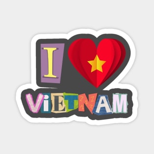 I love Vietnam Magnet