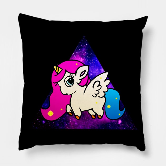 Universo Unicornio Pillow by AlitasDeCristal