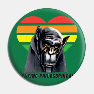 Waxing Philosophical Pin