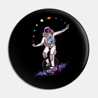 Juggling Circus Astronaut Pin