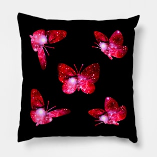 Space Butterflies Pillow