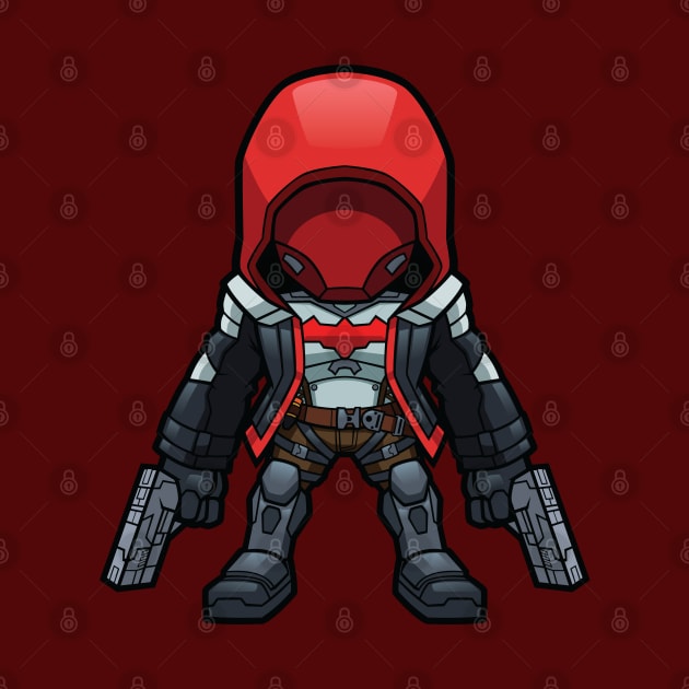 Chibi Red Superhero by Xar623