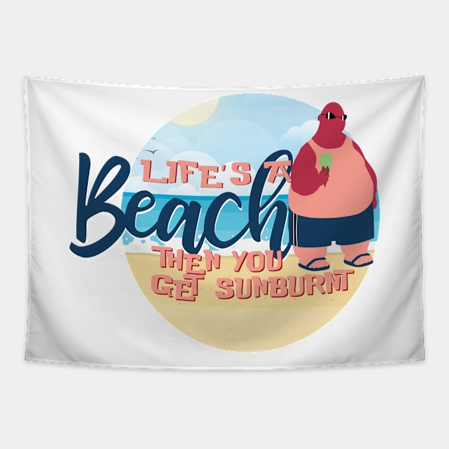 Life's a Beach Tapestry by erinpriest