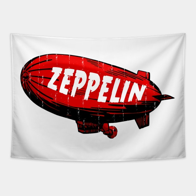 Zeppelin Vintage Tapestry by Saamdibilquraniart