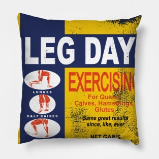 Leg Day (Distressed) Pillow