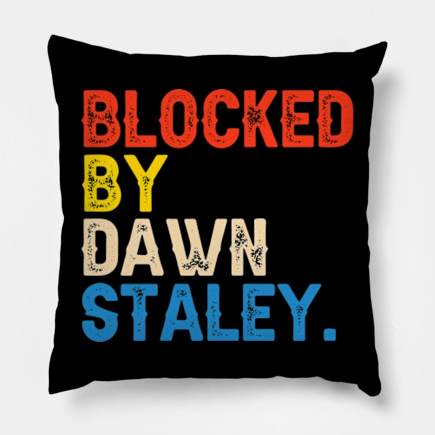 Blocked By Dawn Staley Pillow by Atelier Djeka