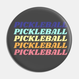 Retro Pickleball Pin