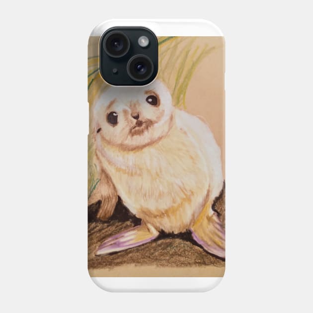 Baby Seal Phone Case by Rawcanvas