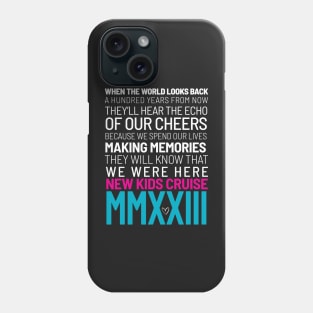 NKOTB Cruise 12 2023 - White Phone Case