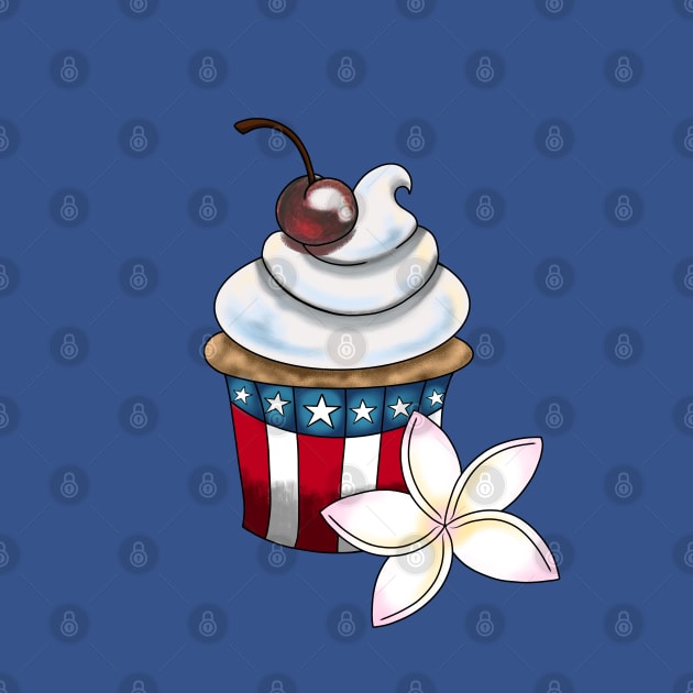 Patriotic Cupcake by Lady Lilac