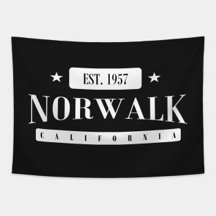 Norwalk Est. 1957 (Standard White) Tapestry