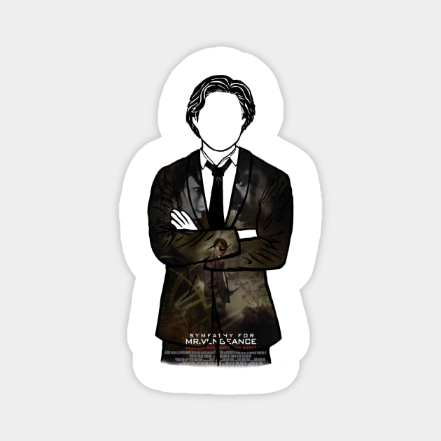 Park Chan Wook (Mr. Vengeance) Portrait Magnet by Youre-So-Punny