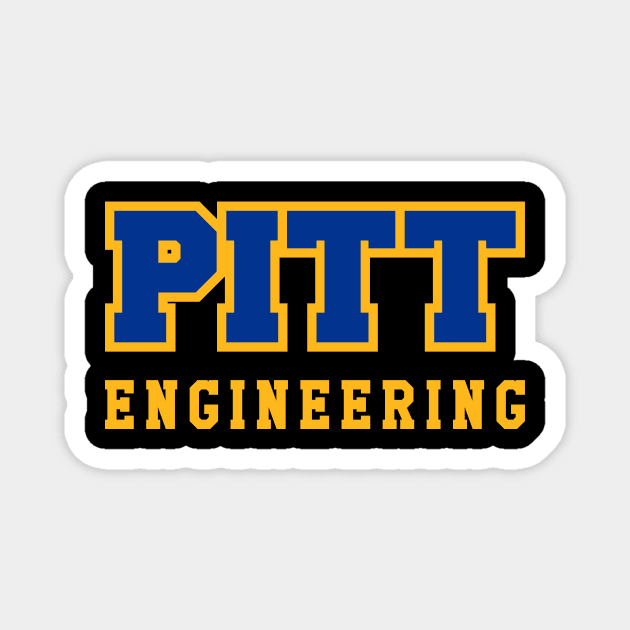 Pitt Engineering Magnet by Mollie