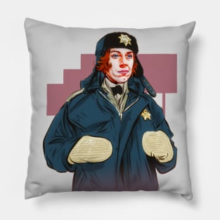 Frances McDormand - An illustration by Paul Cemmick Pillow