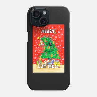 Merry Cat Mess Phone Case