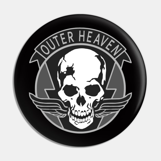 Outer Heaven Logo Pin by galapagos