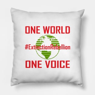 Extinction Rebellion Pillow