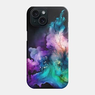 Floral Fluid Pour Flower Phone Case