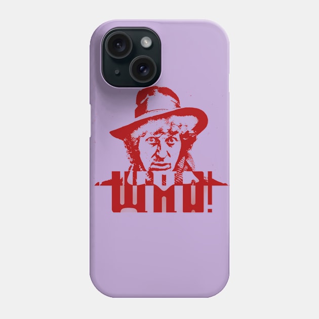 WHO?! The Doctor is in. Phone Case by Wonderstuff