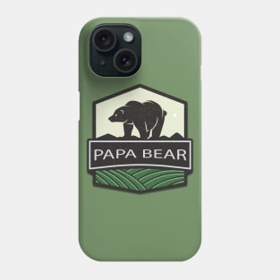 Papa Bear Father's Day Shirt Phone Case