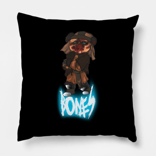 Bones of The Gauntlet! Pillow by DokKaeBi Studios