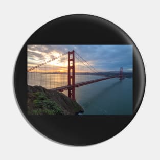 Golden Gate Sunrise Pin