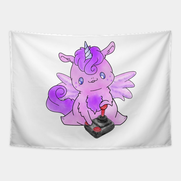 Gaming Baby Pegasus Tapestry by DesignsBySaxton