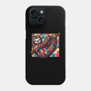 Stitched Sloth Phone Case