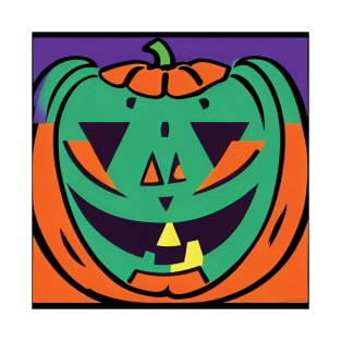 Jack-o-Lantern - Geometric T-Shirt