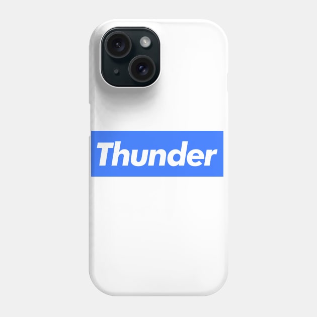 Thunder X Supreme Phone Case by okcdesign