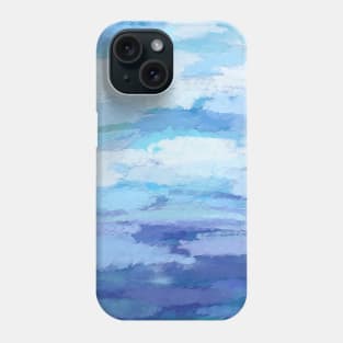 Impasto Sky Abstract Impressionist Texture Fine Art Painting Phone Case