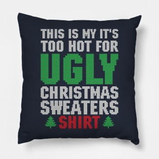 Ugly Christmas Sweaters Pillow