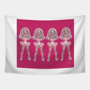 Violet Chachki (pink) Tapestry