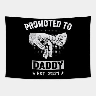 Father's Day 2021 Promoted To Daddy 2021 Happy Father's Day 2021 Tapestry