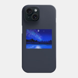 Night at the lake Phone Case