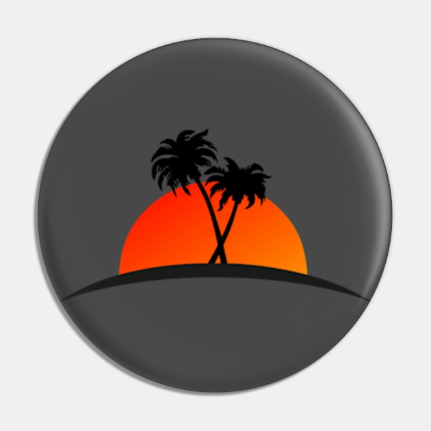 Sunset beach Pin by RENAN1989