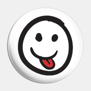 happy face Pin