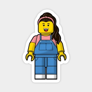 Ms. Rachel Lego Design Magnet