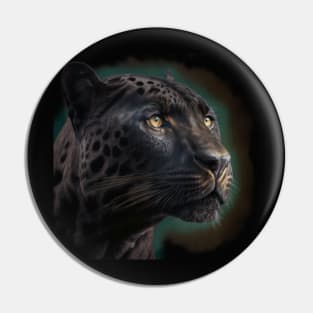 Night Time Jaguar Pin