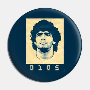 Rip Print Diego Maradona T-Shirt Pin